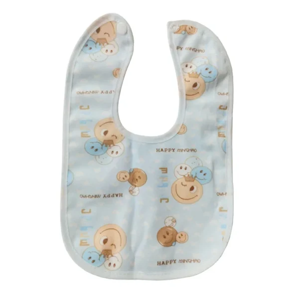 1PC Baby Bibs Cotton Waterproof Bib Children Feeding Clothes Protection Kids Toddler Scarf for Newborns Boys Girls Accessories - Imagem 4
